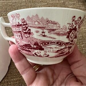 Tonquin Royal Staffordshire tea cup by Clarice Cliff made in England vintage